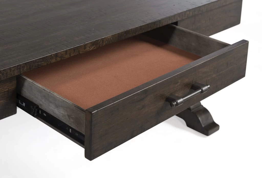 Elements International Stone Smokey Dark Ash Coffee Table 2 Elements International Stone Smokey Dark Ash Coffee Table - Image 2