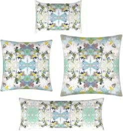 Laura Park Designs Lady Bird Blue/White 22" X 22" Pillow -Furniture comprehensive store a42b7d35 d8f0 4ecc b7b6 d6e96be7648a