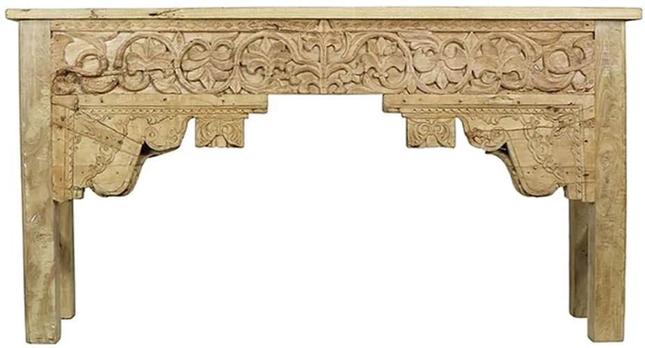 Blue Ocean Traders Architectural Sandblasted Salvage Console Table 2 Blue Ocean Traders Architectural Sandblasted Salvage Console Table - Image 2