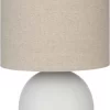 Surya Vogel Light Gray/White Lamp