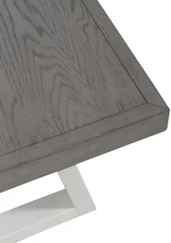 Liberty Palmetto Heights Two-Tone Shell/White Rectangular Cocktail Table -Furniture comprehensive store a4e66d9f 742e 44a7 8657 45e42151d6fb