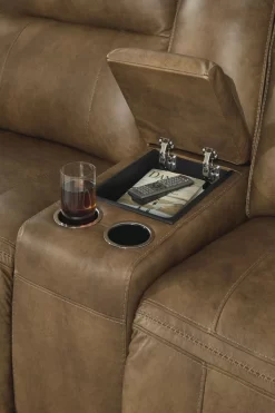 Signature Design By Ashley® Game Plan Caramel Power Reclining Loveseat 8 Signature Design By Ashley® Game Plan Caramel Power Reclining Loveseat -Furniture comprehensive store a55a1a90 282c 4b9a 8a53 7950ed07b5fc