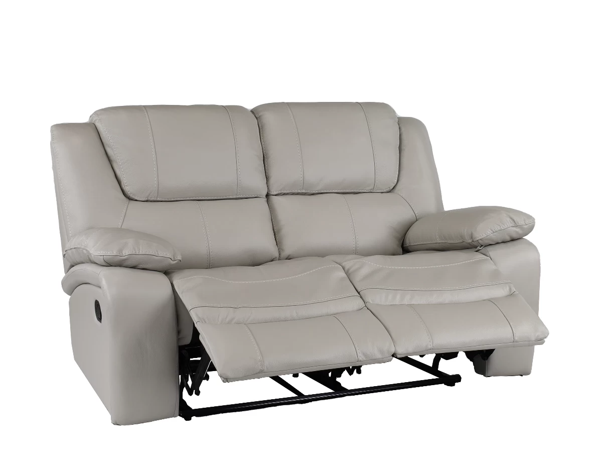 Man Wah Stone Leather Reclining Loveseat 4 Man Wah Stone Leather Reclining Loveseat - Image 4