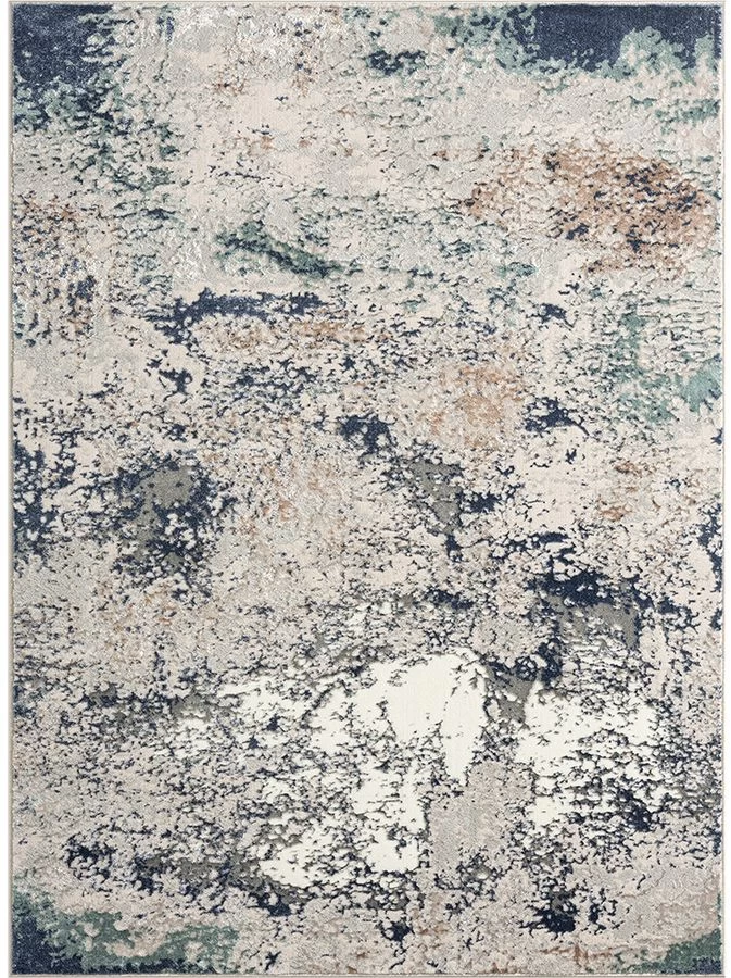 LR Home Antalya Beige/Dark Gray 5'x7' Area Rug 1 LR Home Antalya Beige/Dark Gray 5'x7' Area Rug