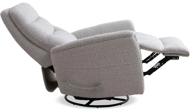 Parker House® Gemini Bloke Cotton Manual Swivel Recliner 4 Parker House® Gemini Bloke Cotton Manual Swivel Recliner - Image 4