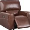 Leather Italia™ Georgetowne Broadway Brown Power Recliner