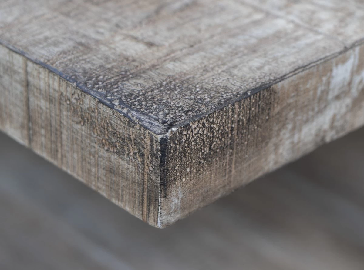 International Furniture Direct Old Wood Sand Drift Chairside Table 3 International Furniture Direct Old Wood Sand Drift Chairside Table - Image 3