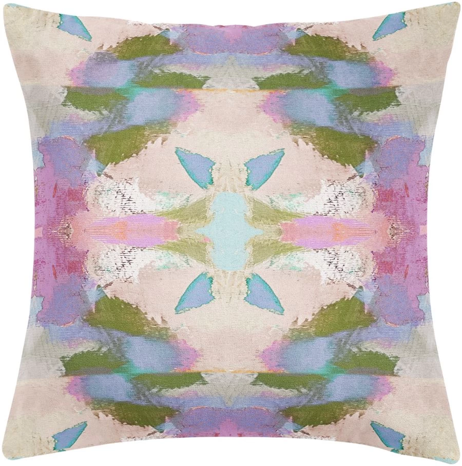 Laura Park Designs Begonia Violet 22" X 22" Pillow 1 Laura Park Designs Begonia Violet 22" X 22" Pillow