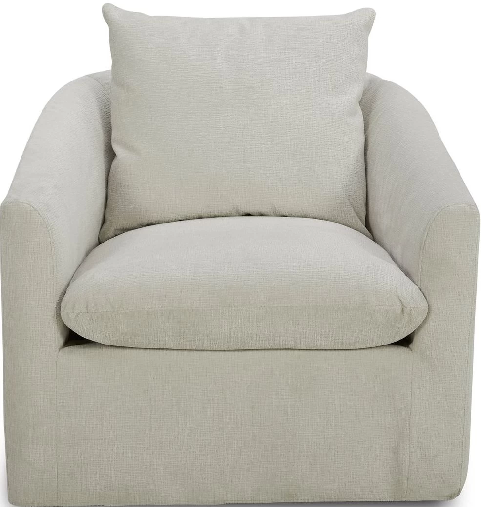 Liberty Saxton Ivory Swivel Accent Chair 2 Liberty Saxton Ivory Swivel Accent Chair - Image 2