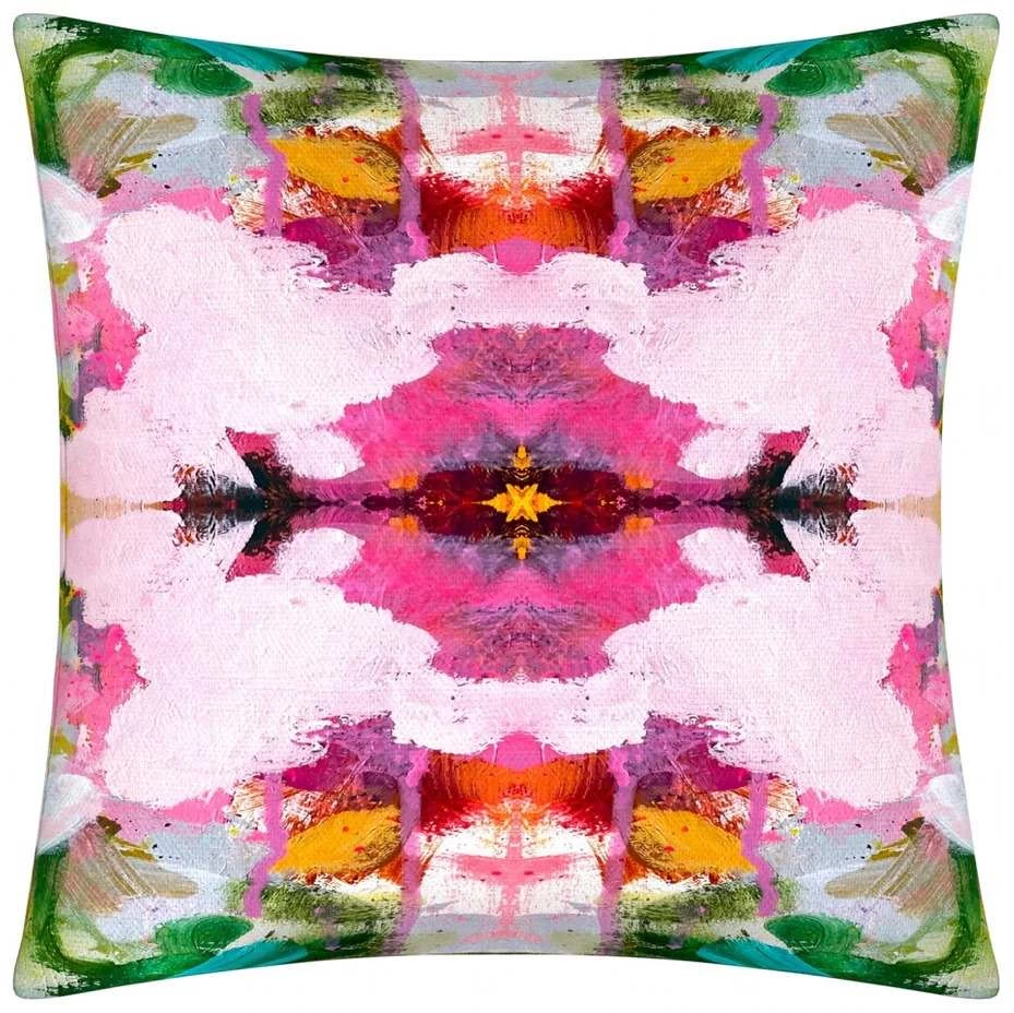 Laura Park Designs Namaste Pink 22" X 22" Luxe Faux Hide Pillow 1 Laura Park Designs Namaste Pink 22" X 22" Luxe Faux Hide Pillow