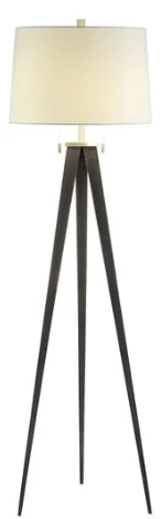 Crestview Collection Lennon Bronze & Antique Brass Floor Lamp