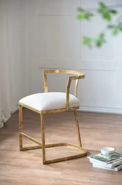 A & B Home Cavendish Gold/White Accent Chair 9 A & B Home Cavendish Gold/White Accent Chair -Furniture comprehensive store ad12aa47 c940 49bb adab 07fc958eec58