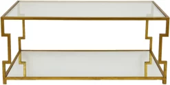 Zeugma Imports Gold Rectangular Coffee Table -Furniture comprehensive store ad1ce3fa a6ff 4458 83f2 6f0f58d60af1