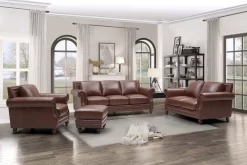 Leather Italia™ Georgetowne Bayliss Rustic Brown Sofa -Furniture comprehensive store ade86cb1 f0a1 4432 a080 ebfae2cdb42d