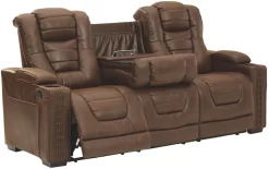 Signature Design By Ashley® Owner's Box Thyme Power Reclining Sofa With Adjustable Headrest -Furniture comprehensive store b084f3cc d391 419c 977c ce81e68fc343