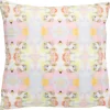 Laura Park Designs Brooks Avenue Pink 22" X 22" Throw Pillow