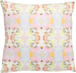 Laura Park Designs Brooks Avenue Pink 22" X 22" Throw Pillow