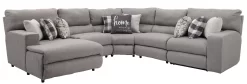 Catnapper® Rockport Grey 5-Piece Power Reclining Sectional