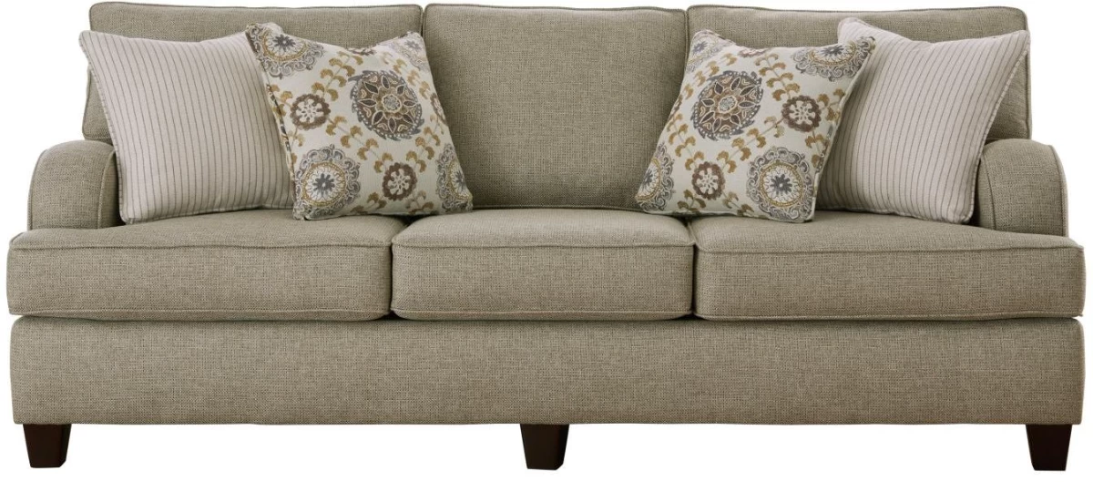 Fusion Furniture Crossroads Mink Brown Stationary Sofa 1 Fusion Furniture Crossroads Mink Brown Stationary Sofa