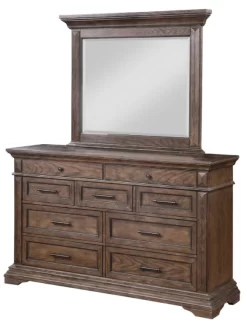 New Classic® Home Furnishings Mar Vista Walnut Mirror -Furniture comprehensive store b146fb38 a40f 4690 b824 0ee02eb8eb43