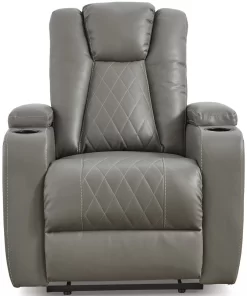 Signature Design By Ashley® Mancin Gray Recliner -Furniture comprehensive store b14bdd76 df03 4ade 8c41 2e89188c3257