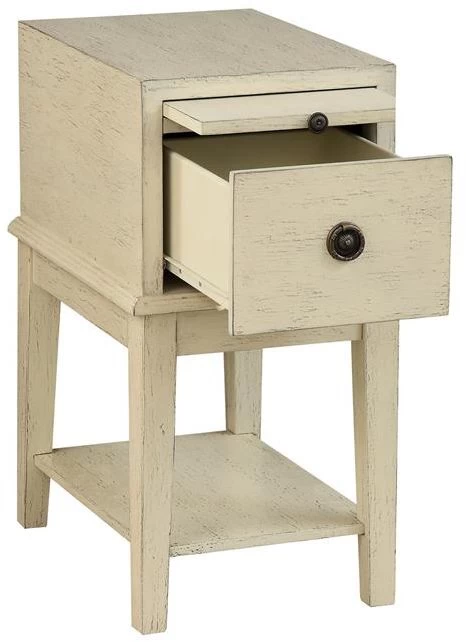 Coast2Coast Home™ Millstone Textured Ivory Table 4 Coast2Coast Home™ Millstone Textured Ivory Table - Image 4