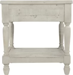 Signature Design By Ashley® Shawnalore Whitewash End Table -Furniture comprehensive store b2a8e9a6 b5d2 4f5c a9b9 1374e485dbda
