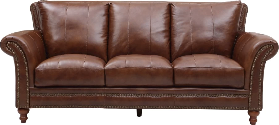 Leather Italia™ Georgetowne Butler Brown Sofa 1 Leather Italia™ Georgetowne Butler Brown Sofa