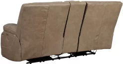 Signature Design By Ashley® Ricmen Putty Leather Power Reclining Loveseat With Adjustable Headrest -Furniture comprehensive store b3611911 851d 48b5 9d7e ff43cf17dda6