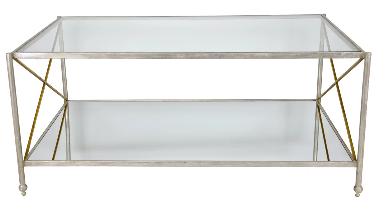 Zeugma Imports Silver Rectangular Coffee Table 1 Zeugma Imports Silver Rectangular Coffee Table