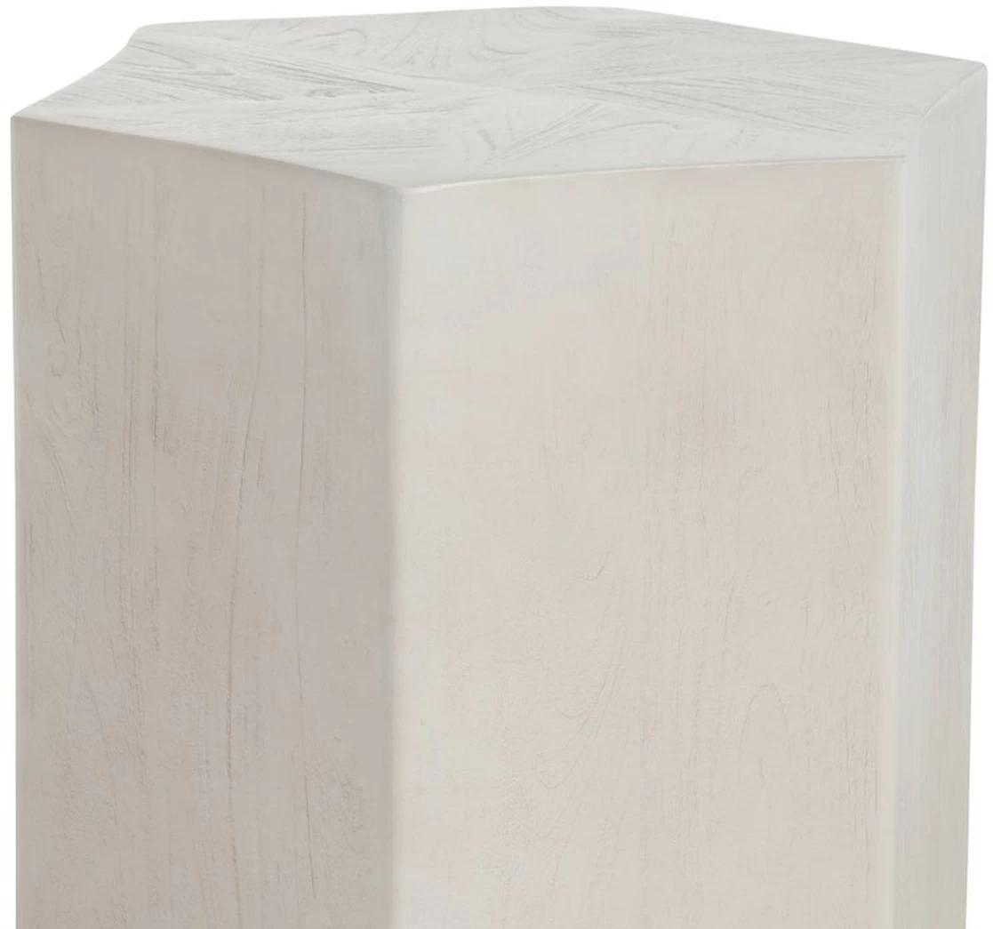 Crestview Collection Caspian White End Table 2 Crestview Collection Caspian White End Table - Image 2
