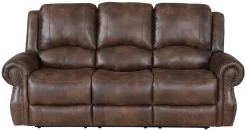 Steve Silver Co.® Navarro Saddle Brown Reclining Sofa