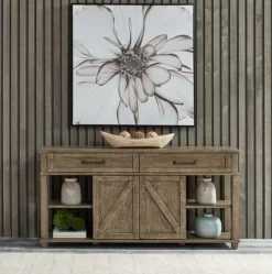 Liberty Parkland Falls Weathered Taupe Sofa Table -Furniture comprehensive store b97d1c0b ca66 4832 a5ae cca58970746b