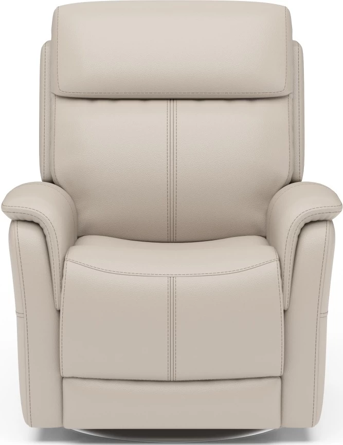 Flexsteel® View Light Gray Swivel Power Recliner With Power Headrest And Lumbar 14 Flexsteel® View Light Gray Swivel Power Recliner With Power Headrest And Lumbar - Image 14