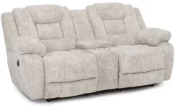Franklin™ Hayworth Pilot Pumice Reclining Console Loveseat