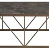 Furniture Classics Transversal Gray/Gold Coffee Table