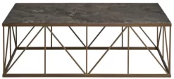Furniture Classics Transversal Gray/Gold Coffee Table