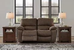 Signature Design By Ashley® Kilmartin Chocolate Reclining Loveseat -Furniture comprehensive store baf467d6 4e53 4661 82d1 c3a15ddf71a1