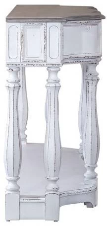 Liberty Magnolia Manor Antique White/Weathered Bark Console Table 3 Liberty Magnolia Manor Antique White/Weathered Bark Console Table - Image 3