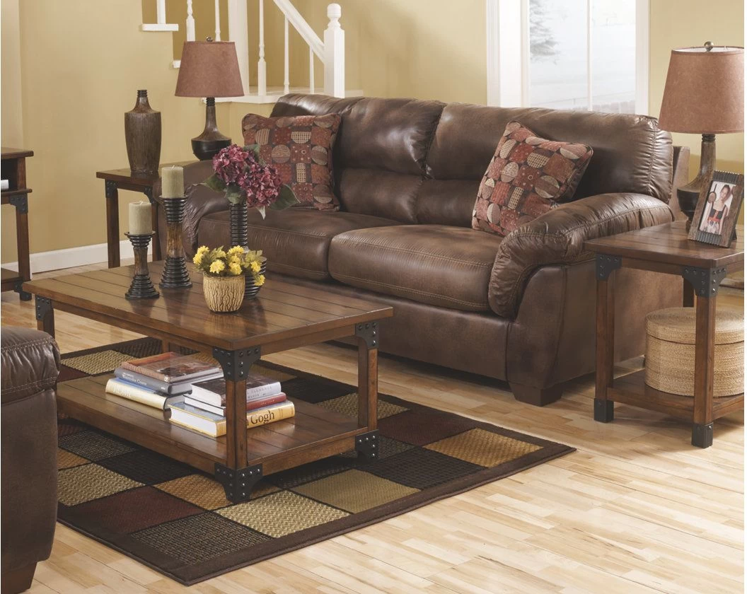 Signature Design By Ashley® Murphy 3-Piece Medium Brown Occasional Table Set 3 Signature Design By Ashley® Murphy 3-Piece Medium Brown Occasional Table Set - Image 3