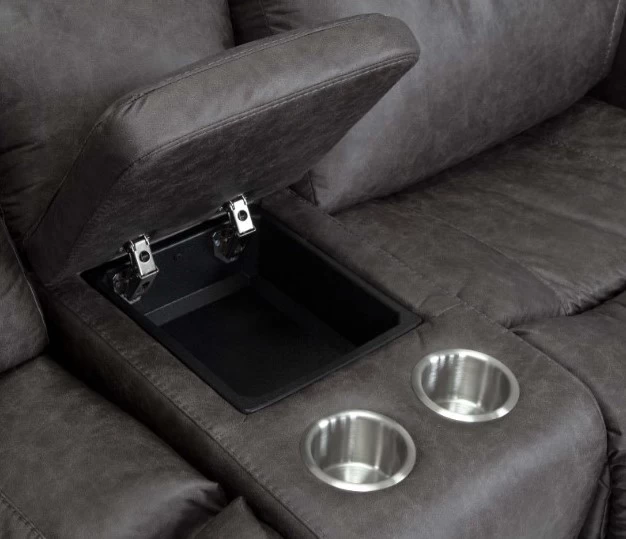 Franklin™ Brixton Holster Steel Manual Reclining Console Loveseat 4 Franklin™ Brixton Holster Steel Manual Reclining Console Loveseat - Image 4