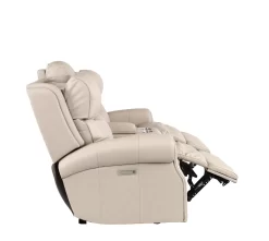 Hi-Rock Home Whitney Leather Power Reclining Console Loveseat -Furniture comprehensive store c00452a3 15f5 4835 8ece 4c6f155b4f25