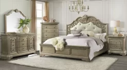 Elements International Vincenza Champagne Mirror -Furniture comprehensive store c052c2ff ff04 4335 abbd 92abcf15b922