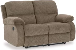 Signature Design By Ashley® Scranto Oak Reclining Loveseat -Furniture comprehensive store c0ce4274 3fd7 4268 b2da 532cd0daa6f4