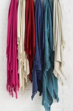 Surya Thelma Cream 50"x60" Throw Blanket 7 Surya Thelma Cream 50"x60" Throw Blanket -Furniture comprehensive store c1bc98a1 2fb1 4b00 bc51 cd5cd1bb80de