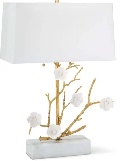 Regina Andrew Poppy Cherise Gold Horizontal Table Lamp