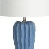 Crestview Collection Dora Blue Stone Table Lamp