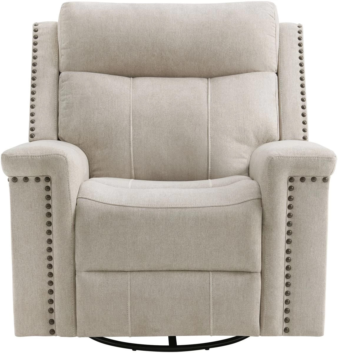 Elements International Ingram Hammertime Cream Swivel Glider Motion Recliner 1 Elements International Ingram Hammertime Cream Swivel Glider Motion Recliner