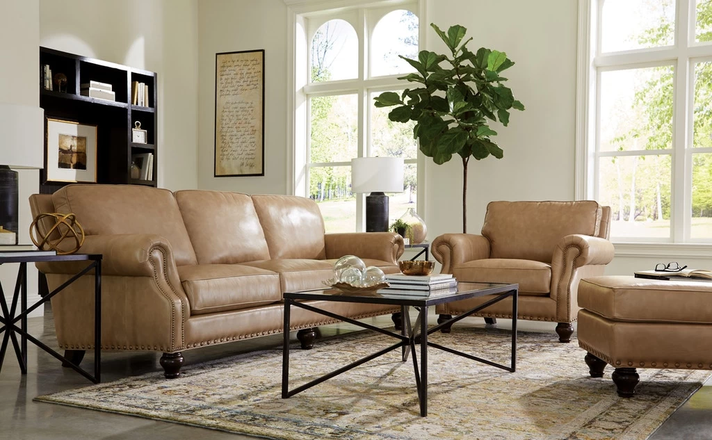 Craftmaster CM 7623 Leather Sofa 3 Craftmaster CM 7623 Leather Sofa - Image 3