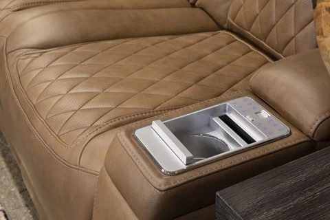 Signature Design By Ashley® Strikefirst Nutmeg Power Reclining Sofa 5 Signature Design By Ashley® Strikefirst Nutmeg Power Reclining Sofa - Image 5